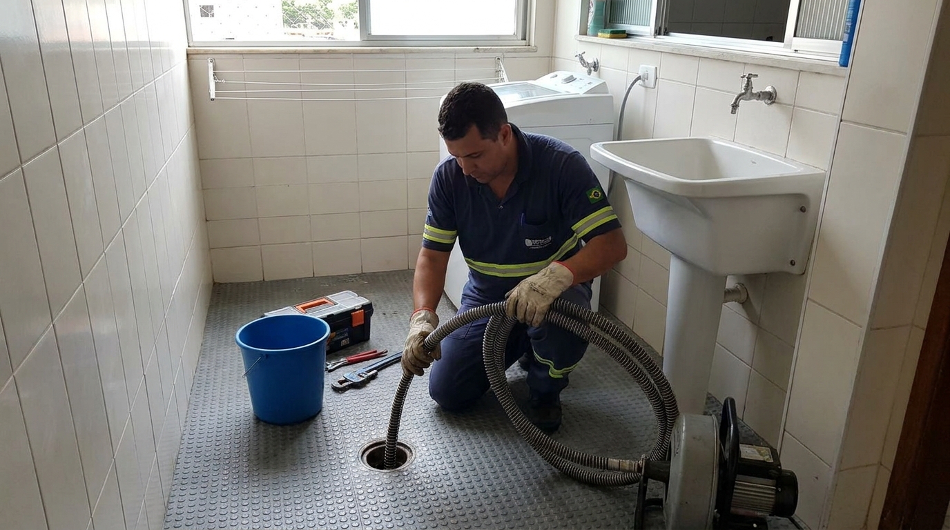 Desobstrução na Cozinha em Araraquara‑SP